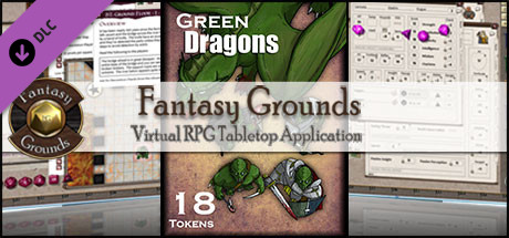 Fantasy Grounds - Green Dragons (Token Pack)