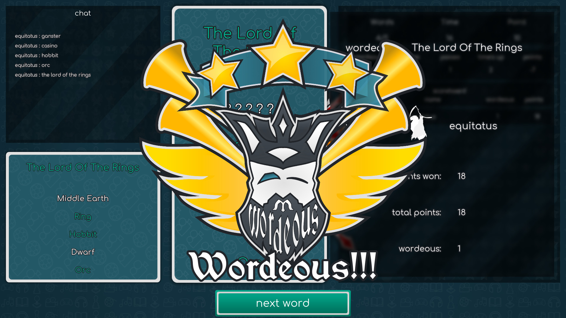Wordeous - Games Pack I