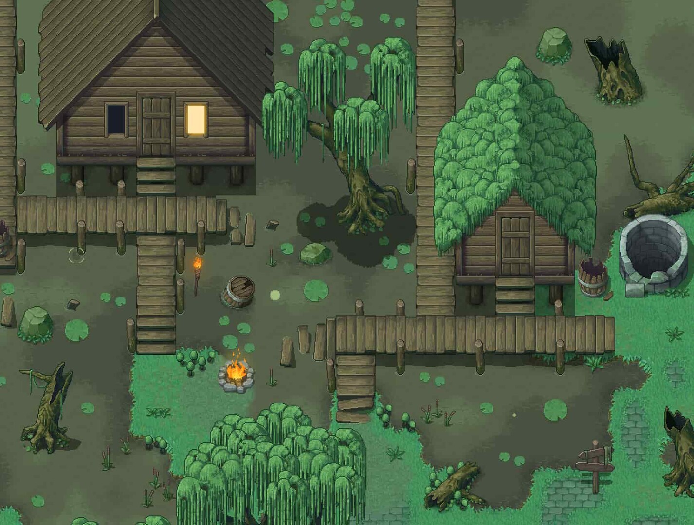 RPG Maker MZ - Winlu Fantasy Tileset - Swamp