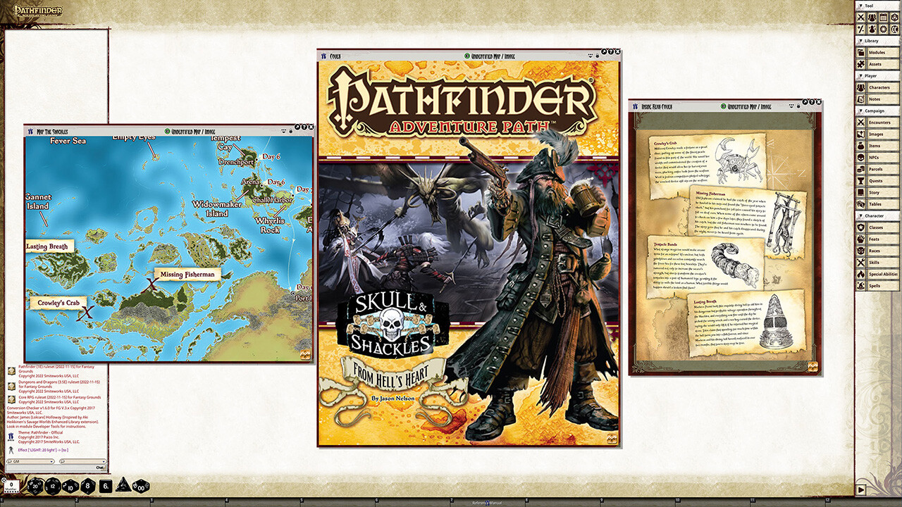 Fantasy Grounds - Pathfinder RPG - Skull & Shackles AP 6: From Hell's Heart