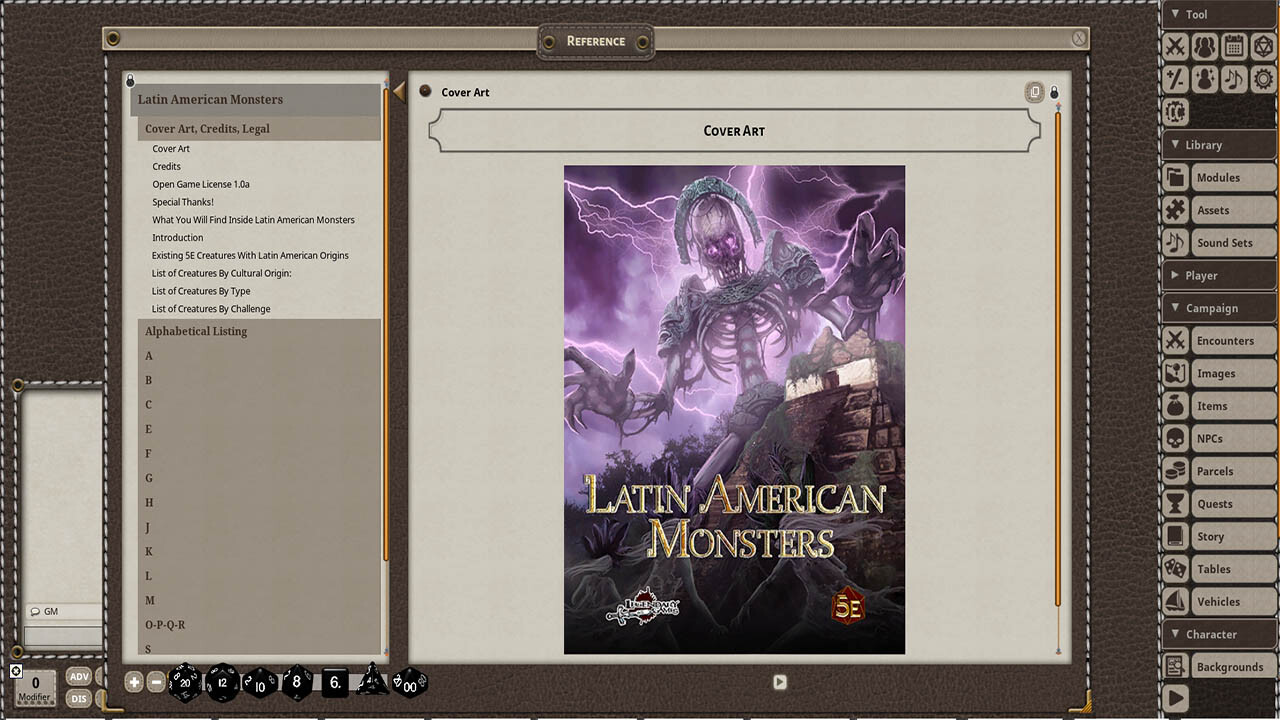 Fantasy Grounds - Latin American Monsters