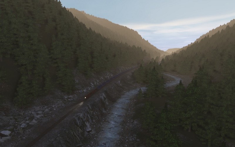 Trainz 2022 DLC - Canadian Rocky Mountains Viktor Lake to Ross Peak and Glacier