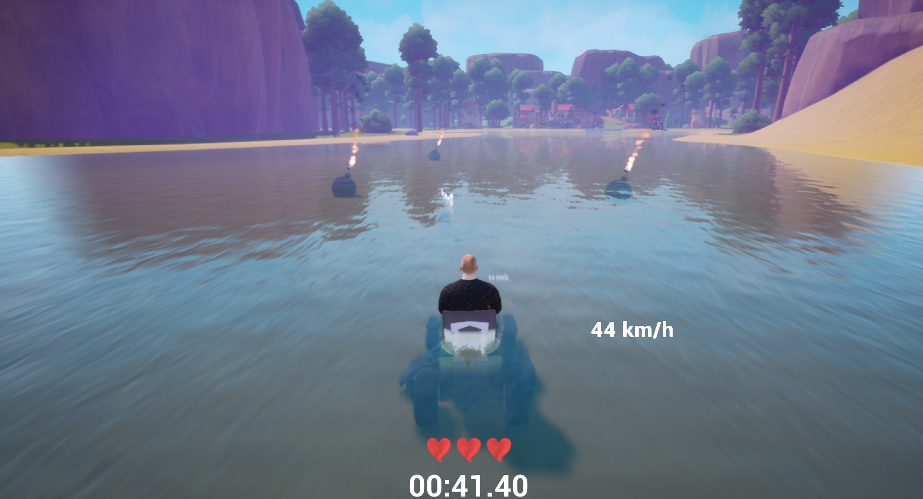 Lawnmower game: Mortal Race