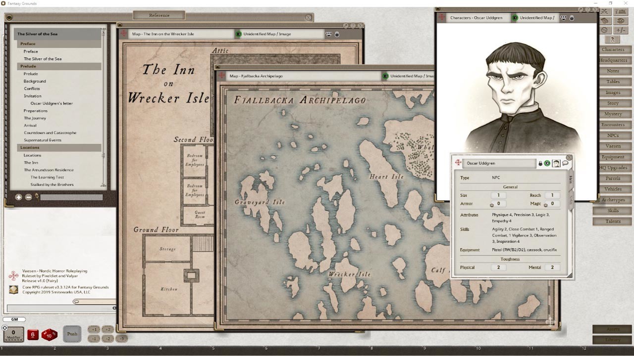 Fantasy Grounds - A Wicked Secret & And Other Mysteries