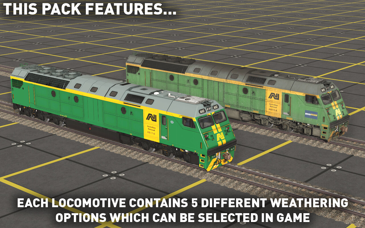 Trainz 2019 DLC - SA AN Class - Australian National