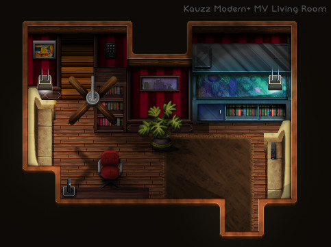 RPG Maker MV - Modern + Inner Basic Tiles