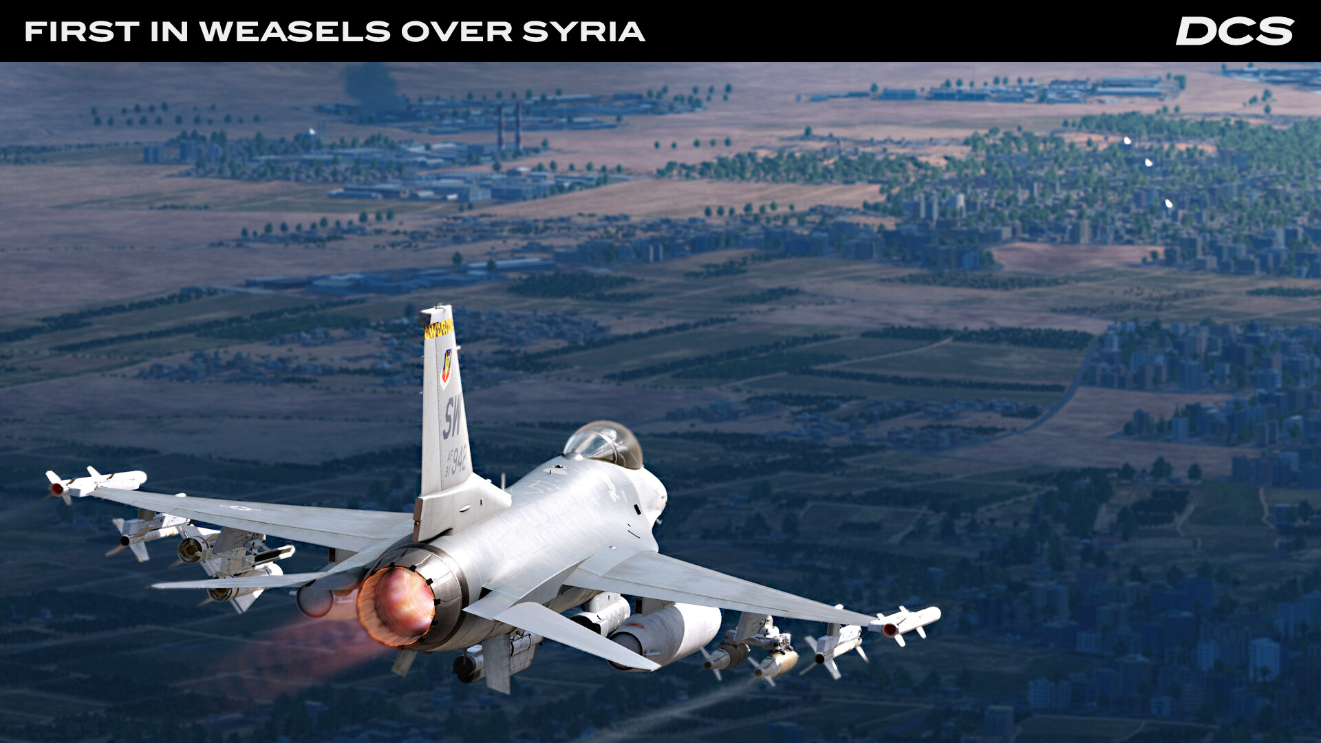 DCS: F-16C First in Weasels Over Syria Campaign by Ground Pounder Sims