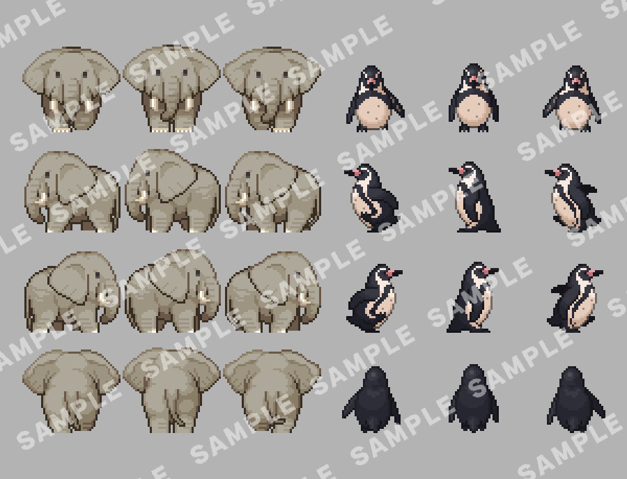 RPG Maker MV - SERIALGAMES LivingGoodCity Tileset - Small Zoo Set
