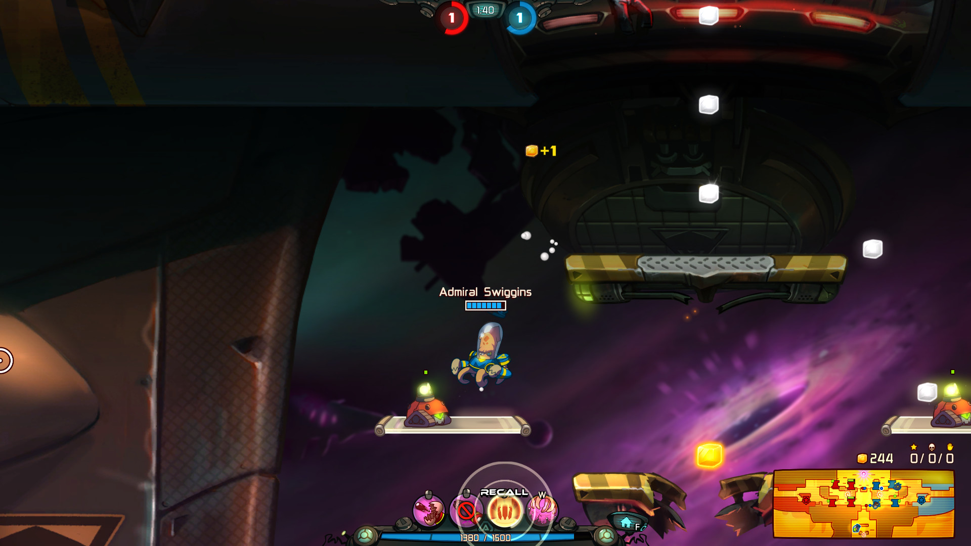 Admiral Swiggins - Awesomenauts Character