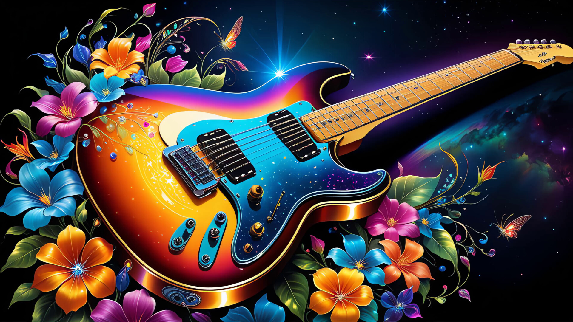 AI-VJ - Flowery 4k Visuals