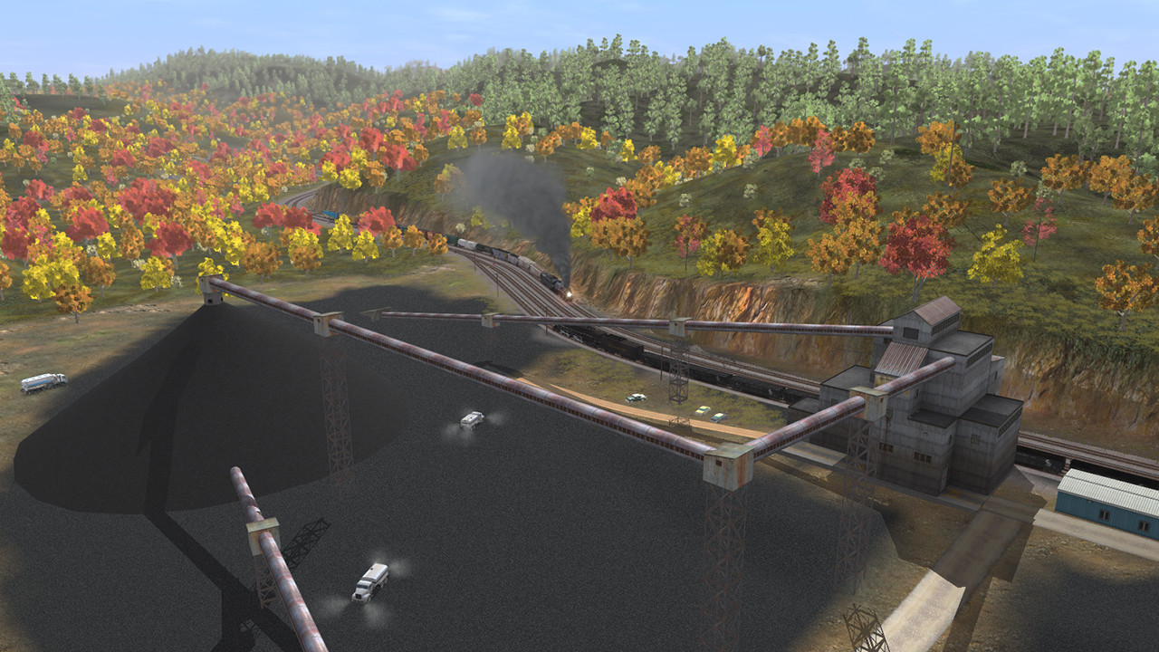 Trainz 2022 DLC - C&O 2-6-6-6 H8 - New River Mining Coal Run