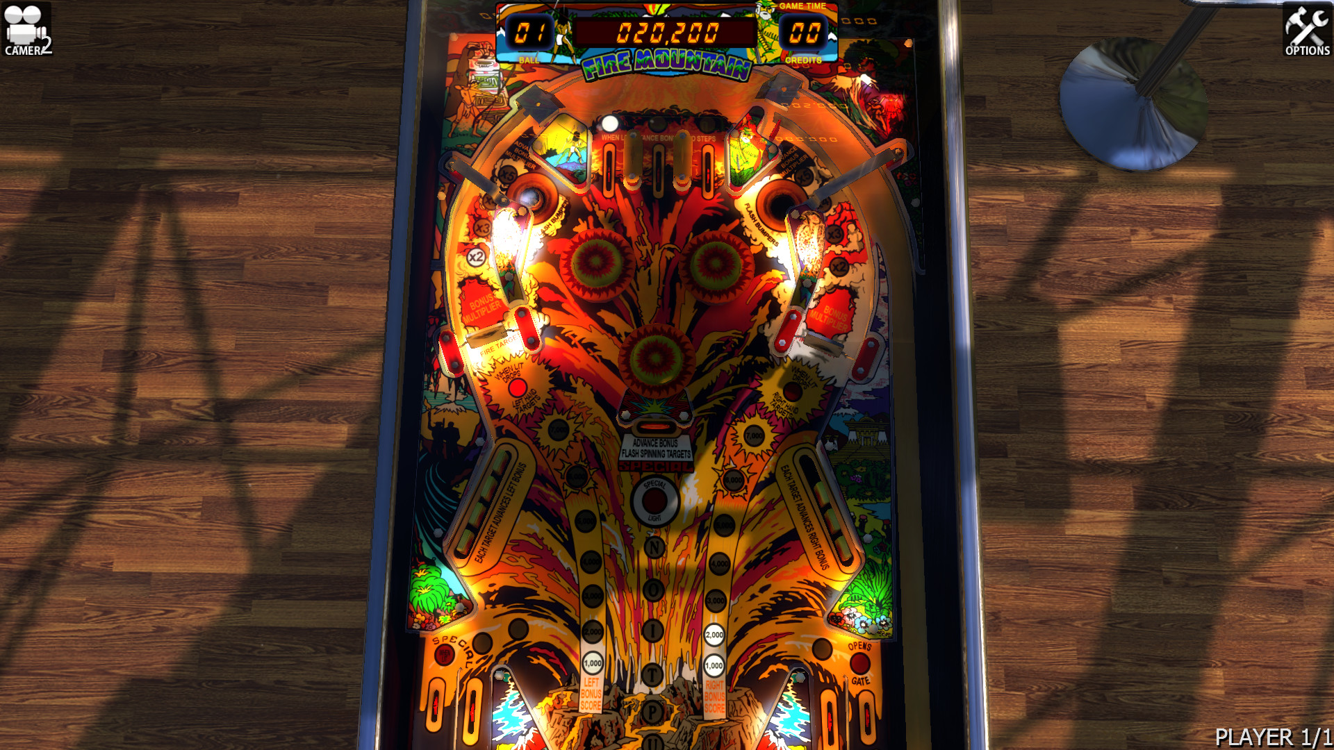 Zaccaria Pinball - Fire Mountain Table