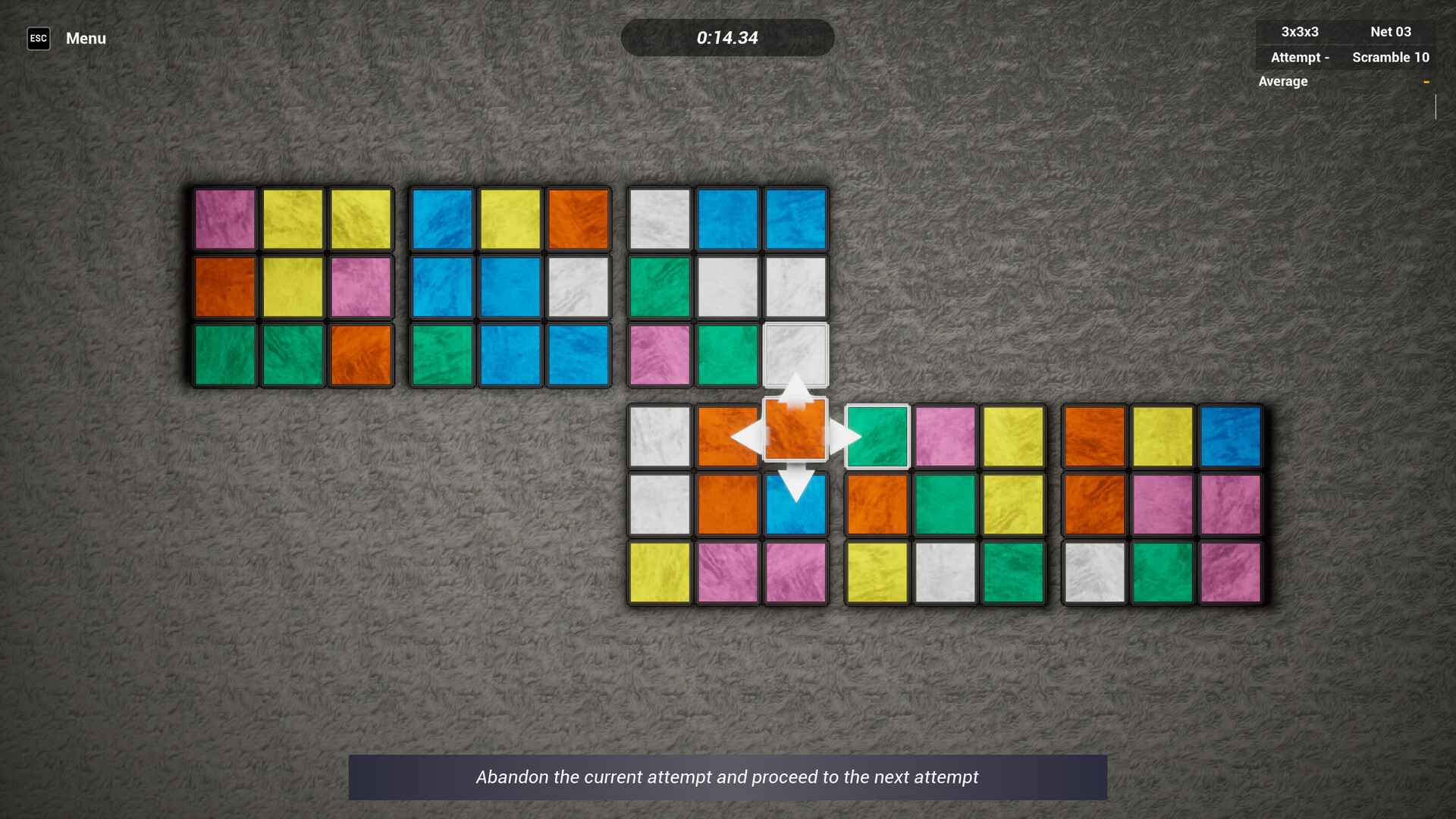 Unfolded Cube