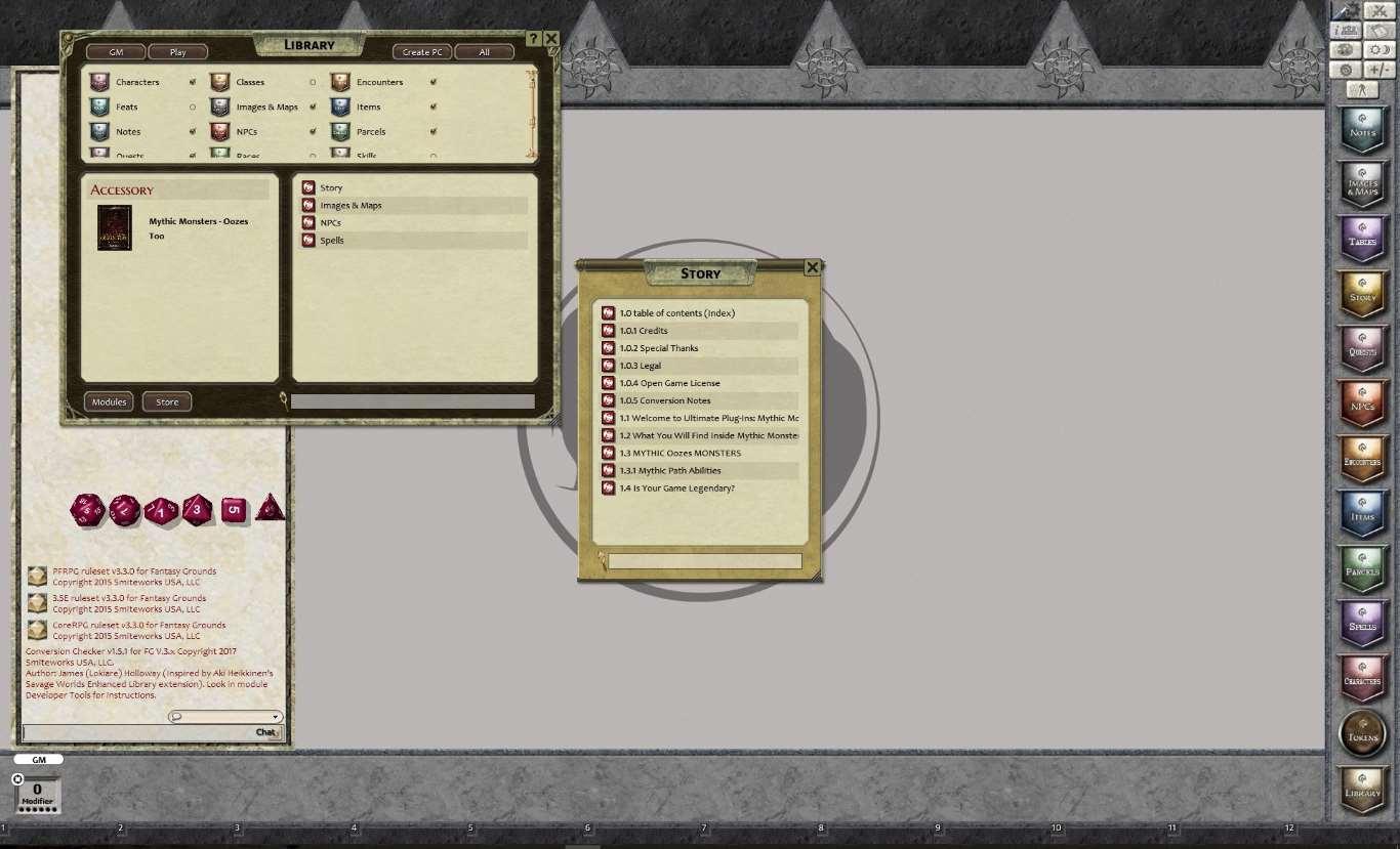 Fantasy Grounds - Mythic Monsters #6 - Oozes Too (PFRPG)