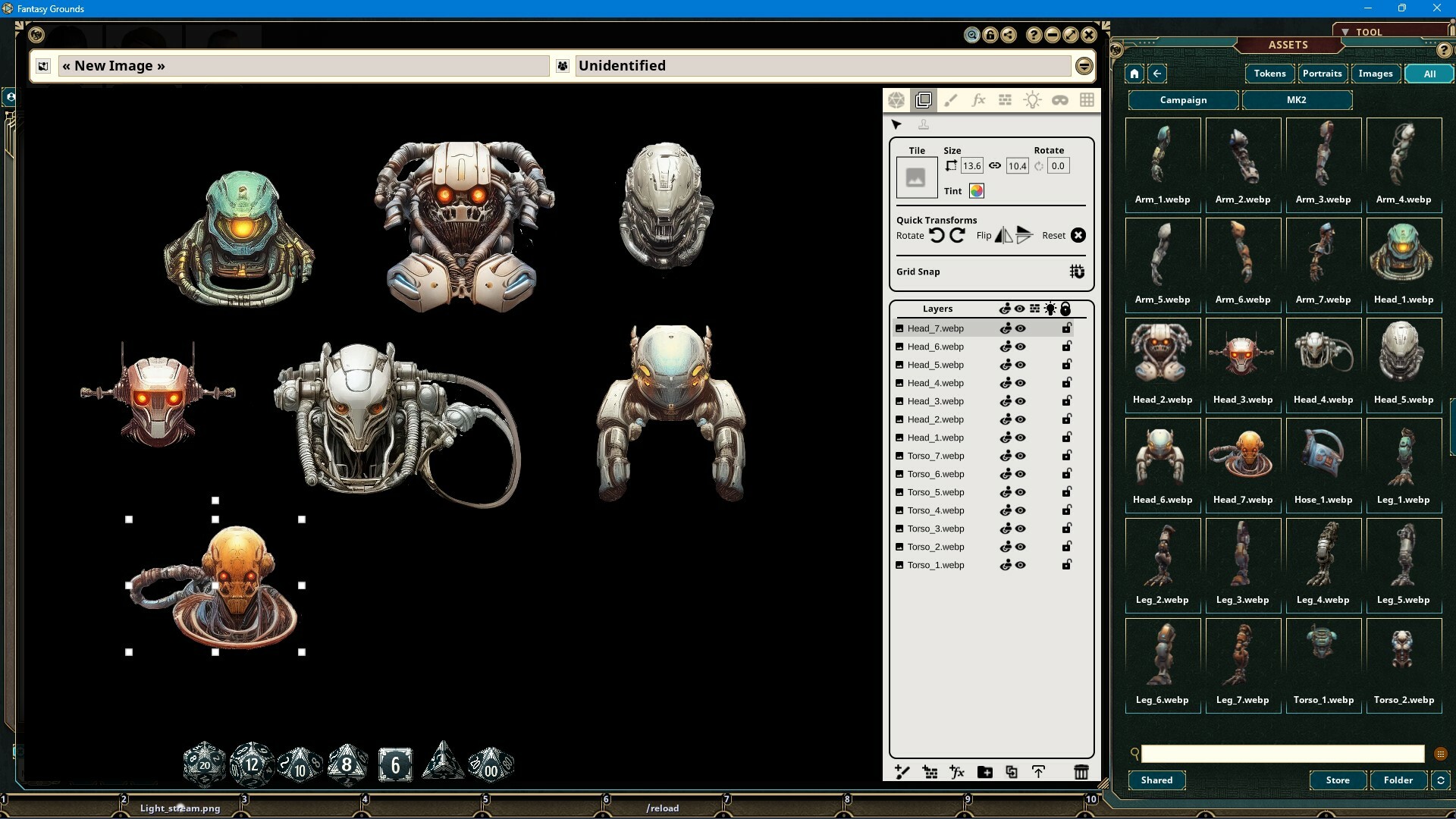 Fantasy Grounds - FG Haunted Ruins Map Pack