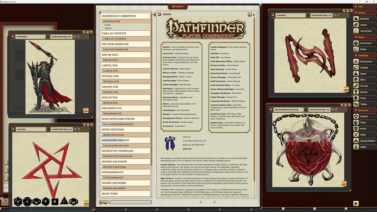Fantasy Grounds - Pathfinder RPG - Pathfinder Companion: Champions of Corruption