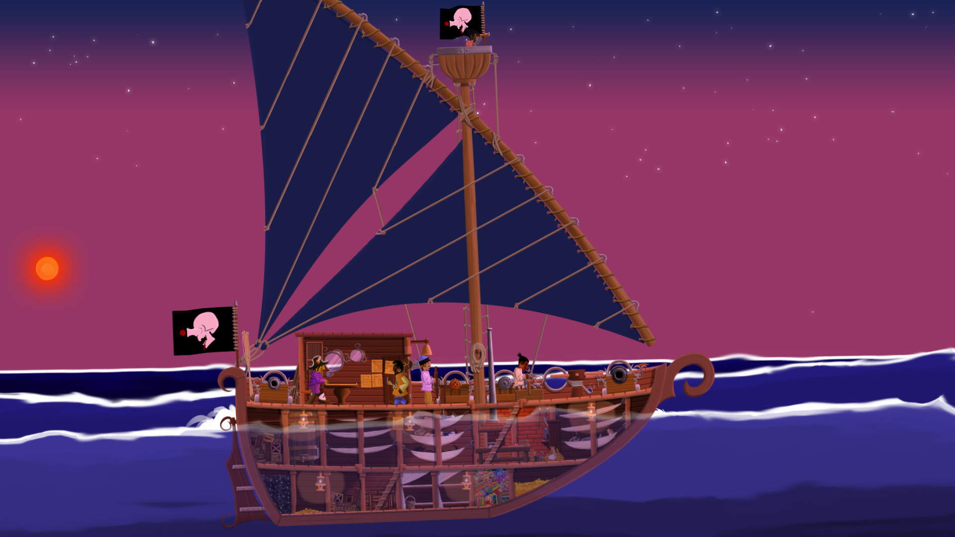 A pirate quartermaster