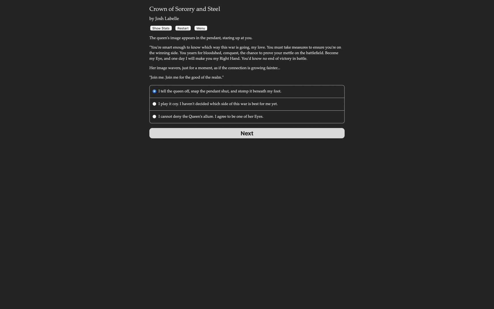 A Crown of Sorcery and Steel Demo