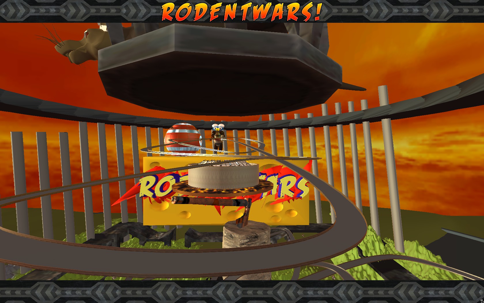 RODENTWARS! Part 1 - HamsterBall Deathmatch!!