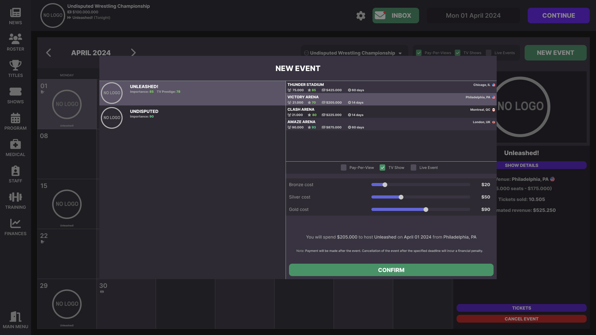 Wrestling Manager 2024
