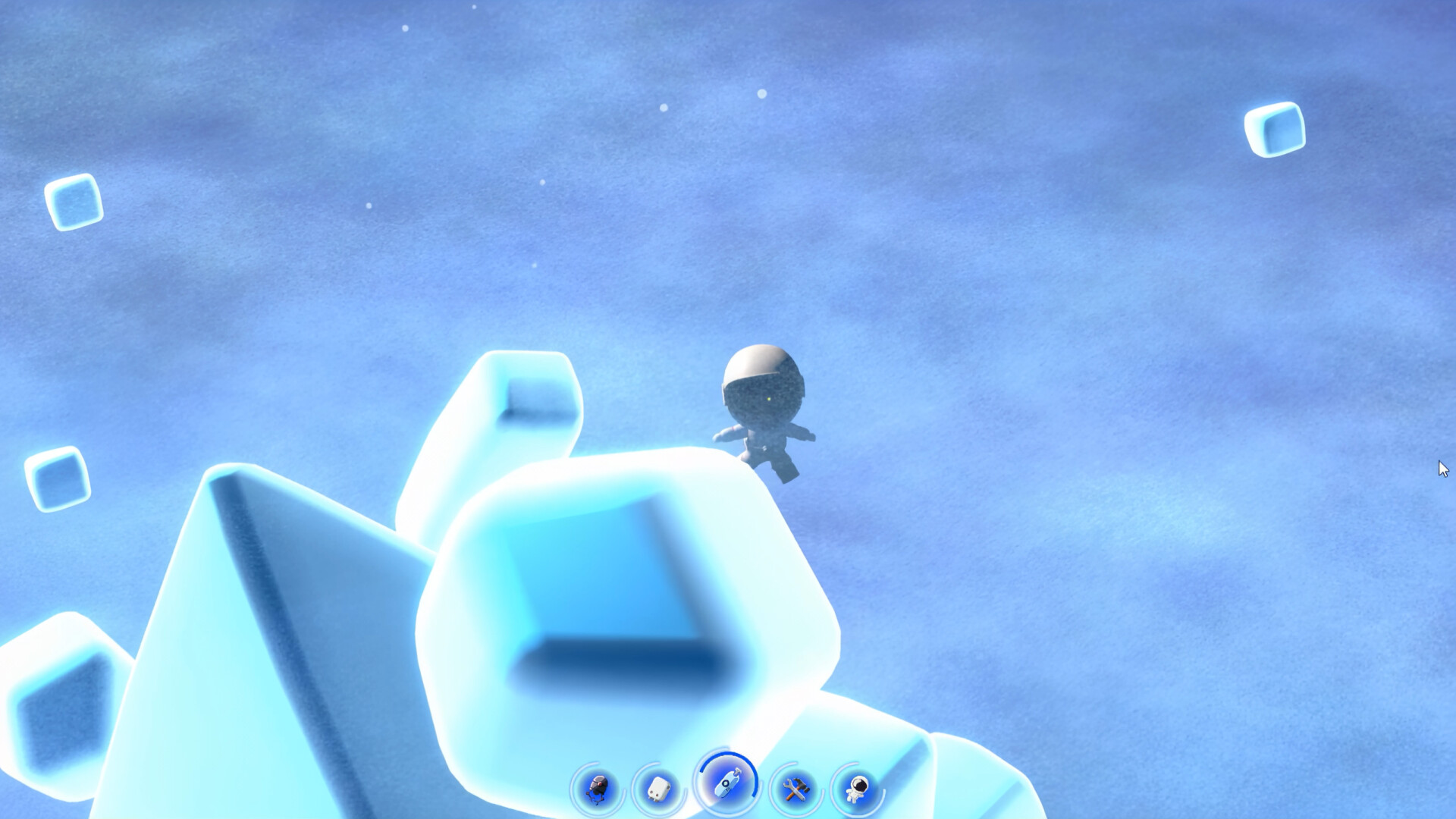 Floating in Space