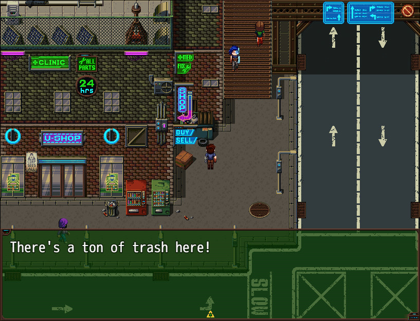 RPG Maker MZ - Cyber City: Exterior Tiles