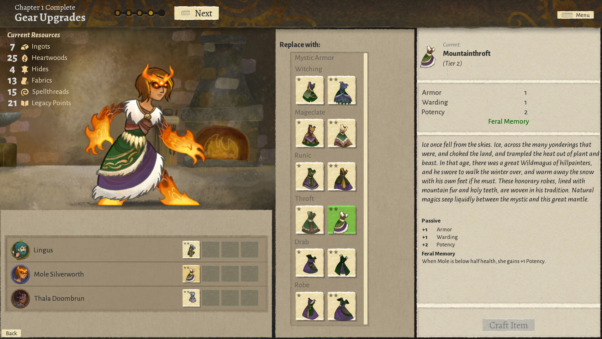 Wildermyth - Armors and Skins