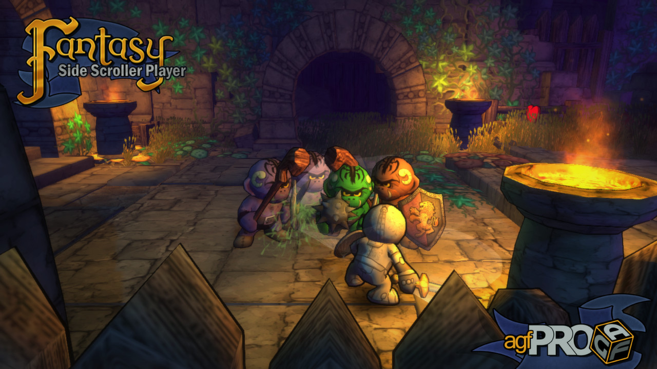 Axis Game Factory's AGFPRO Fantasy Side-Scroller Player