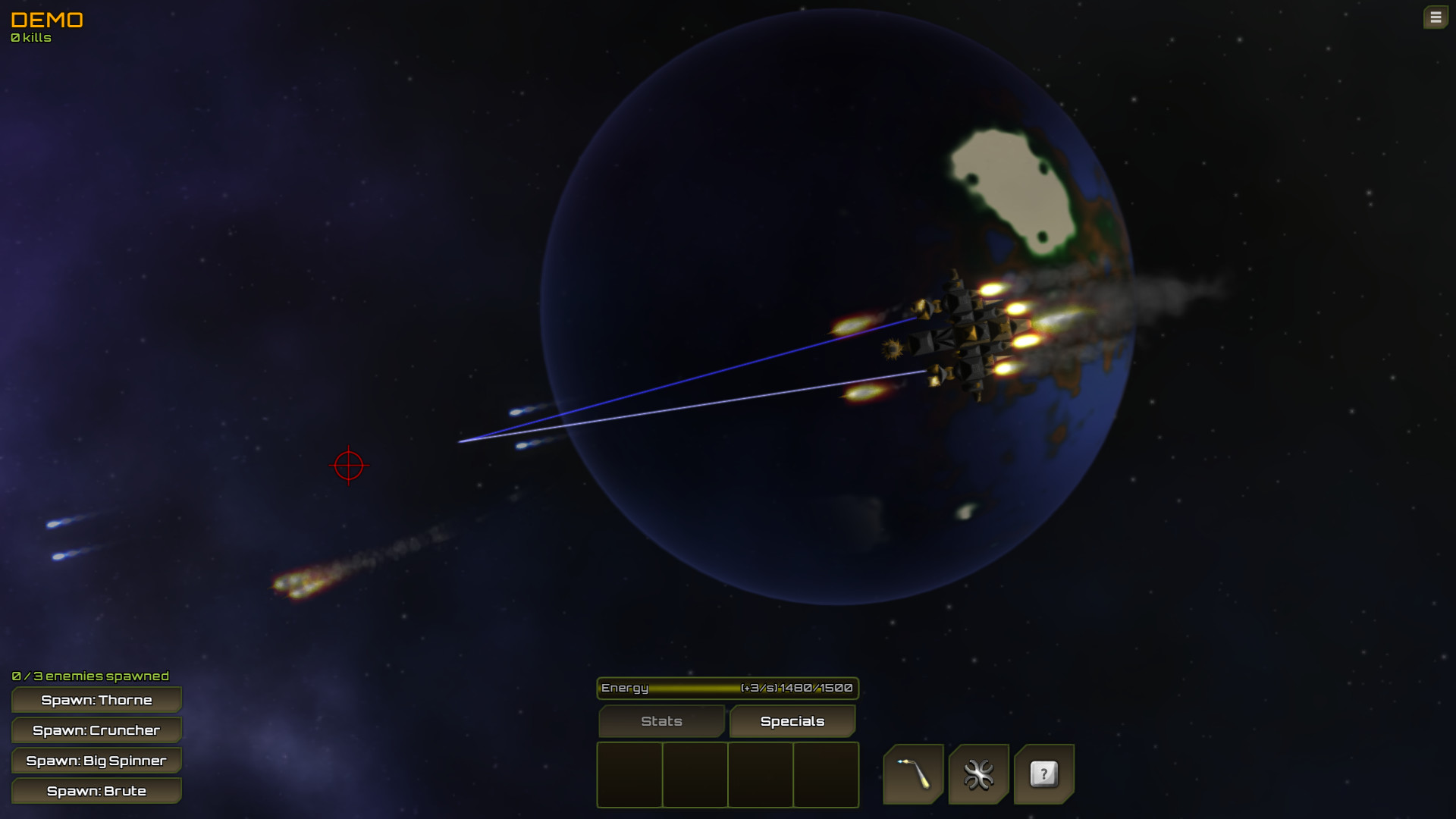 BlockShip Wars: Roguelike Demo