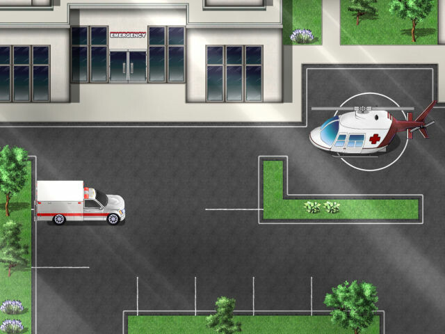 RPG Maker MZ - KR Modern Hospital Tileset