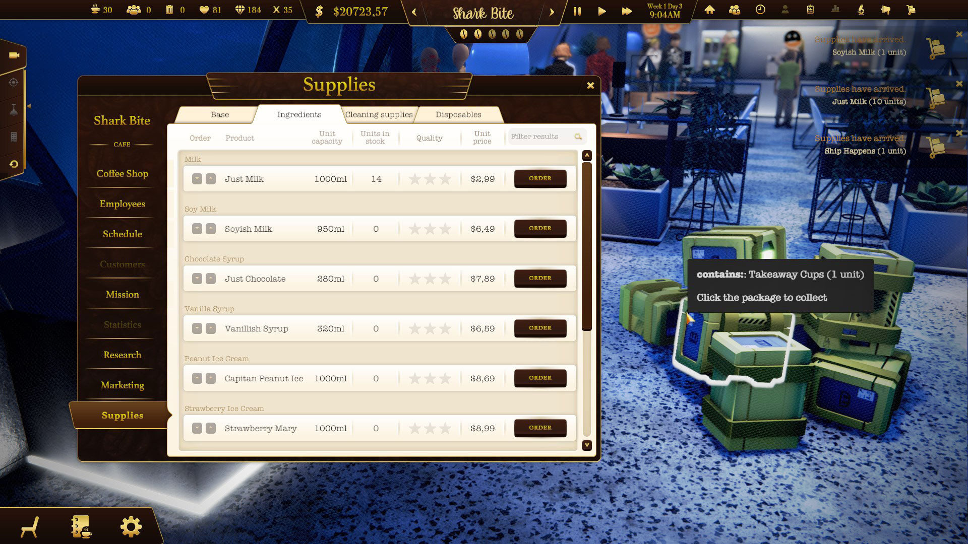 Espresso Tycoon Prologue: Underwater