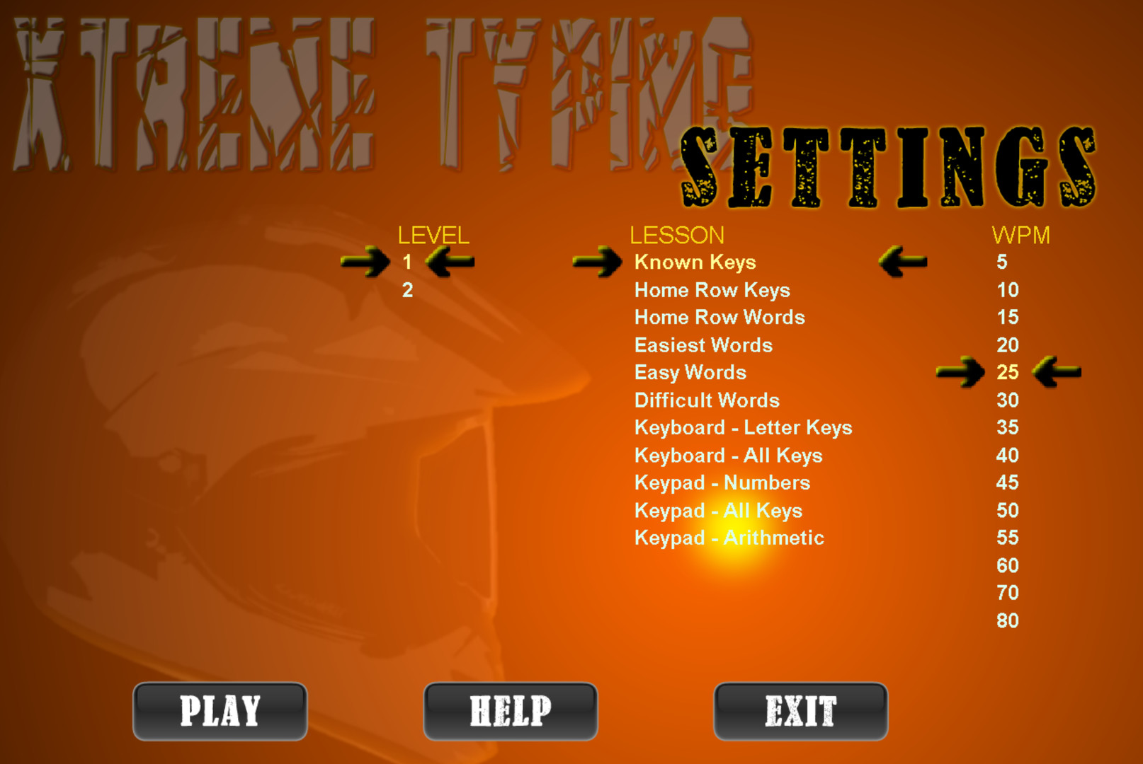 Xtreme Typing