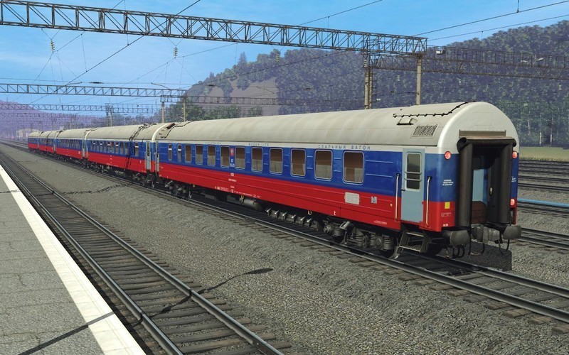 Trainz Plus DLC - RZD-UZ-RIC Wagons Praha