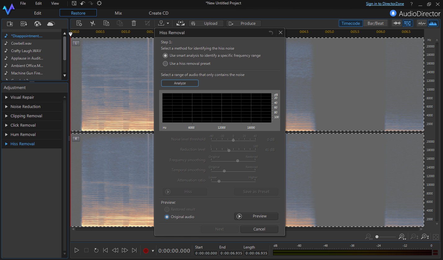 CyberLink AudioDirector 6
