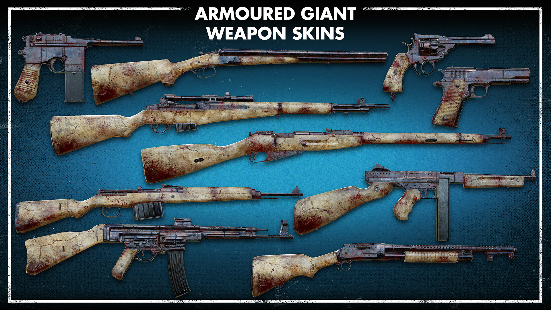 Zombie Army 4: Armoured Giant Weapon Skins