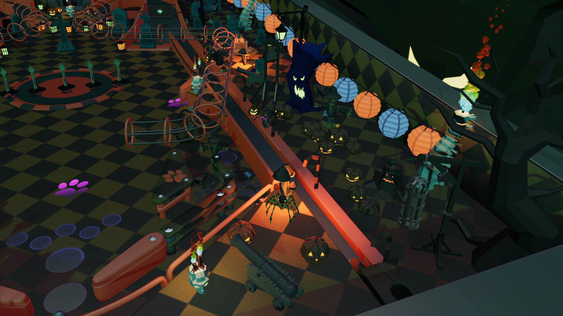 Roxy Raccoon's Pinball Panic - Haunted Halloween