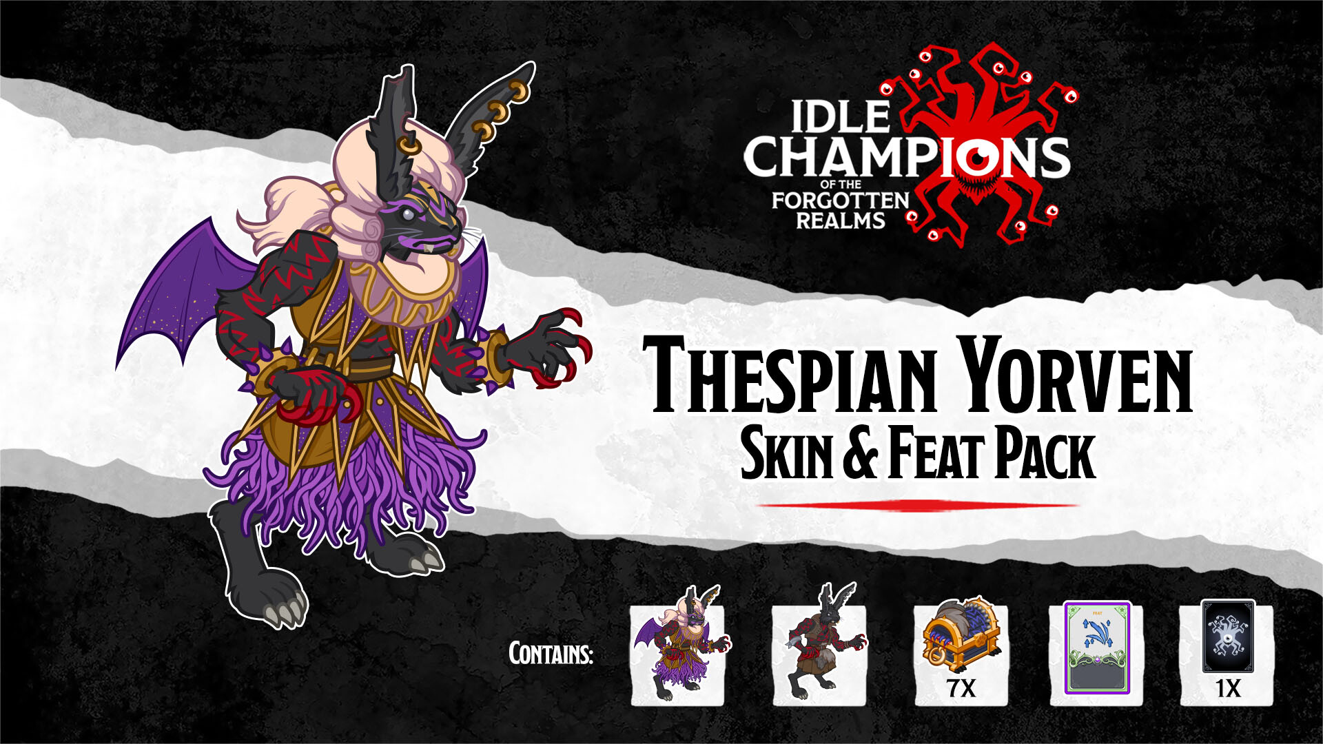 Idle Champions - Thespian Yorven Skin & Feat Pack