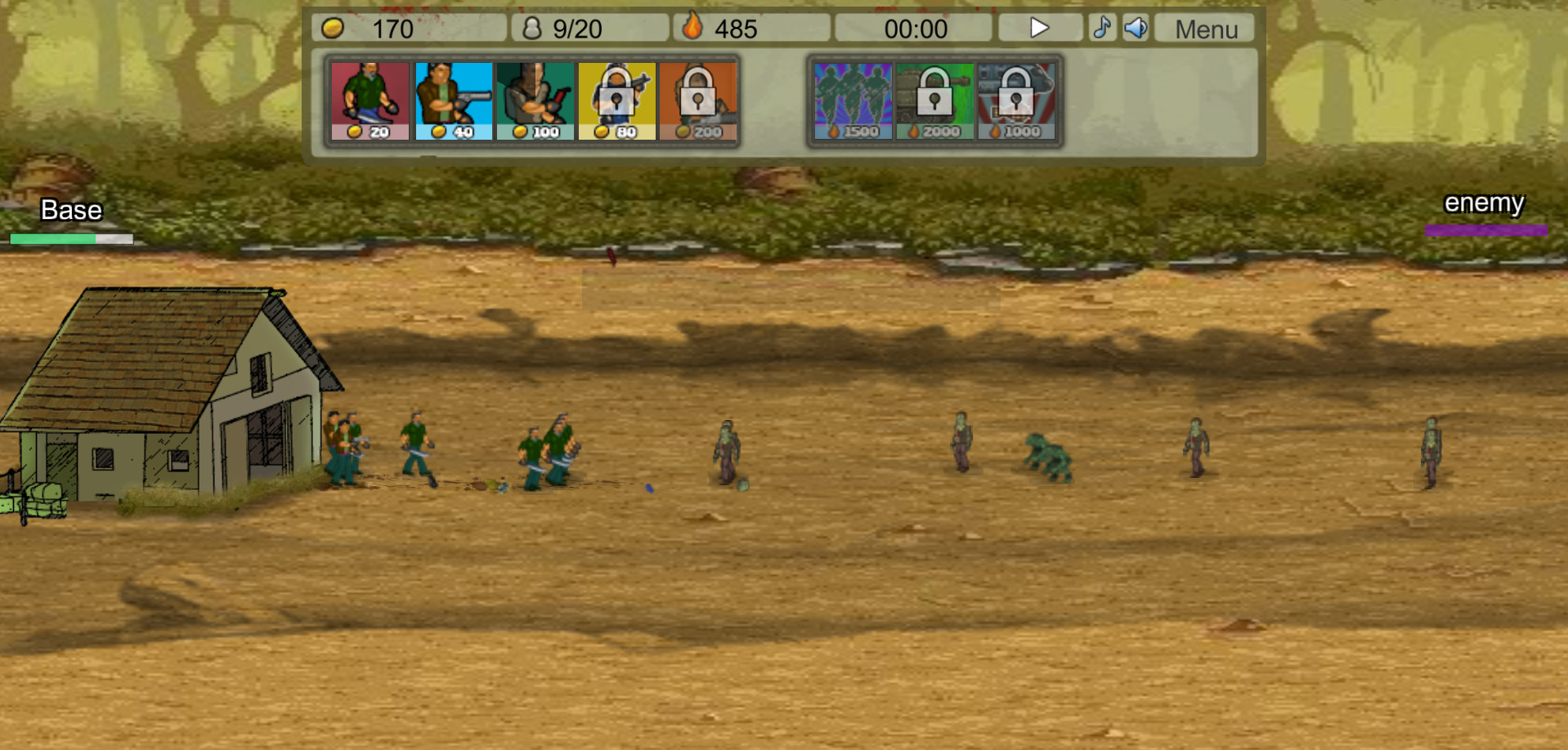 Zombie Clicker Defense