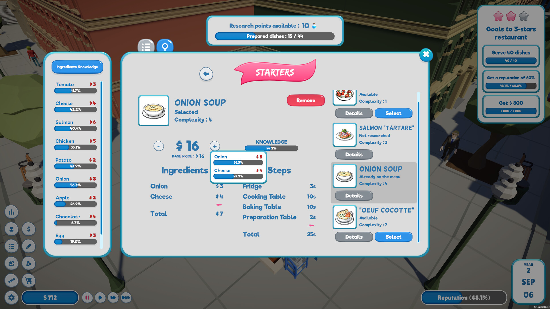 What's On The Menu ? Demo