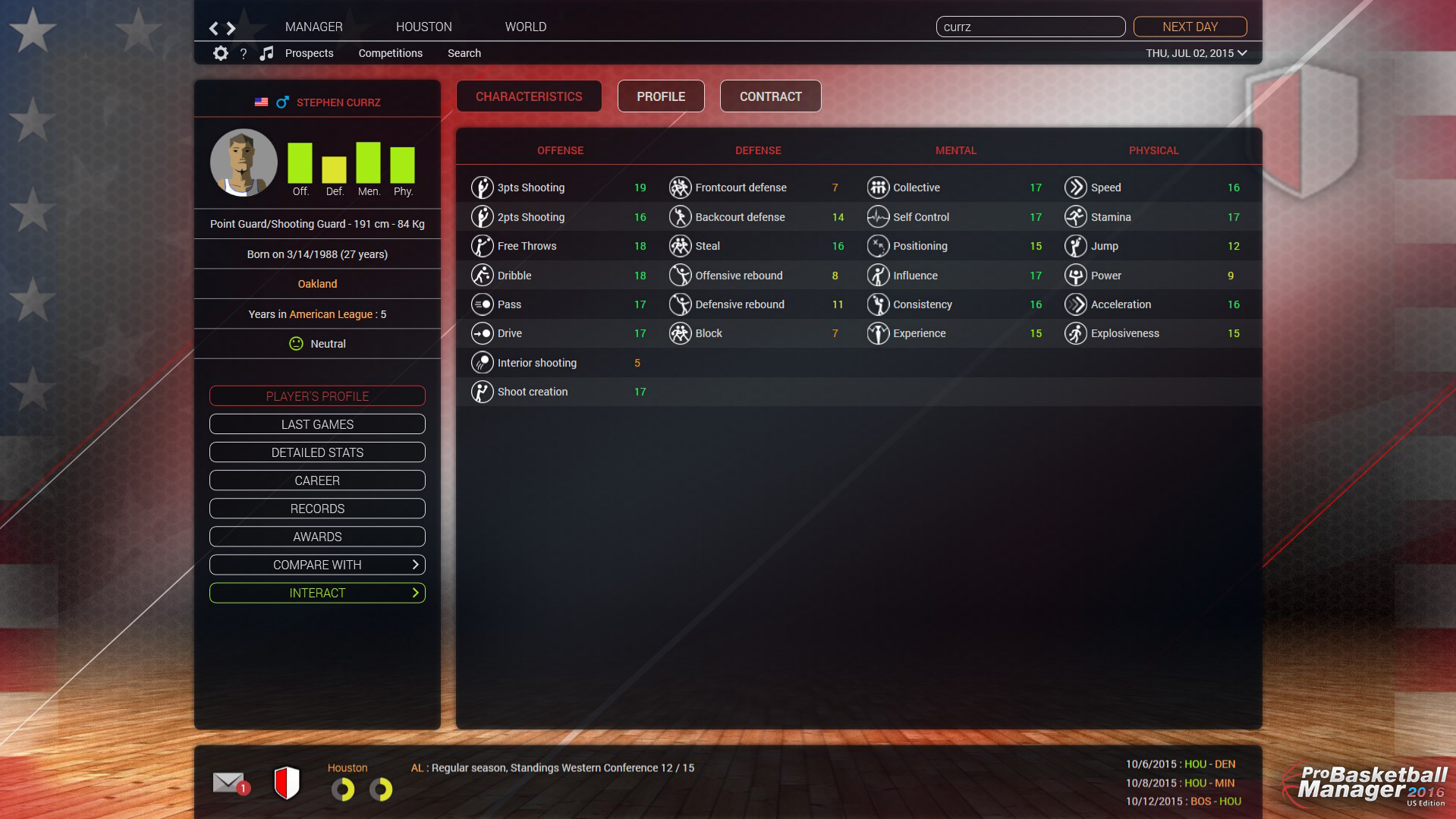 Pro Basketball Manager 2016 - US Edition