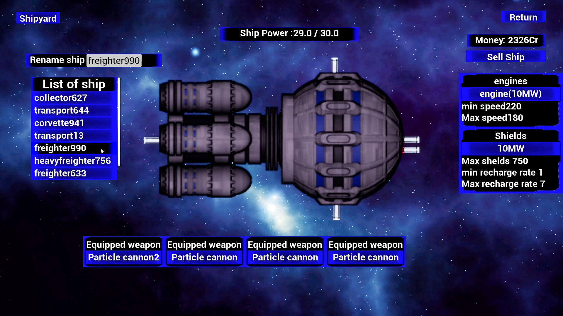Tower ships