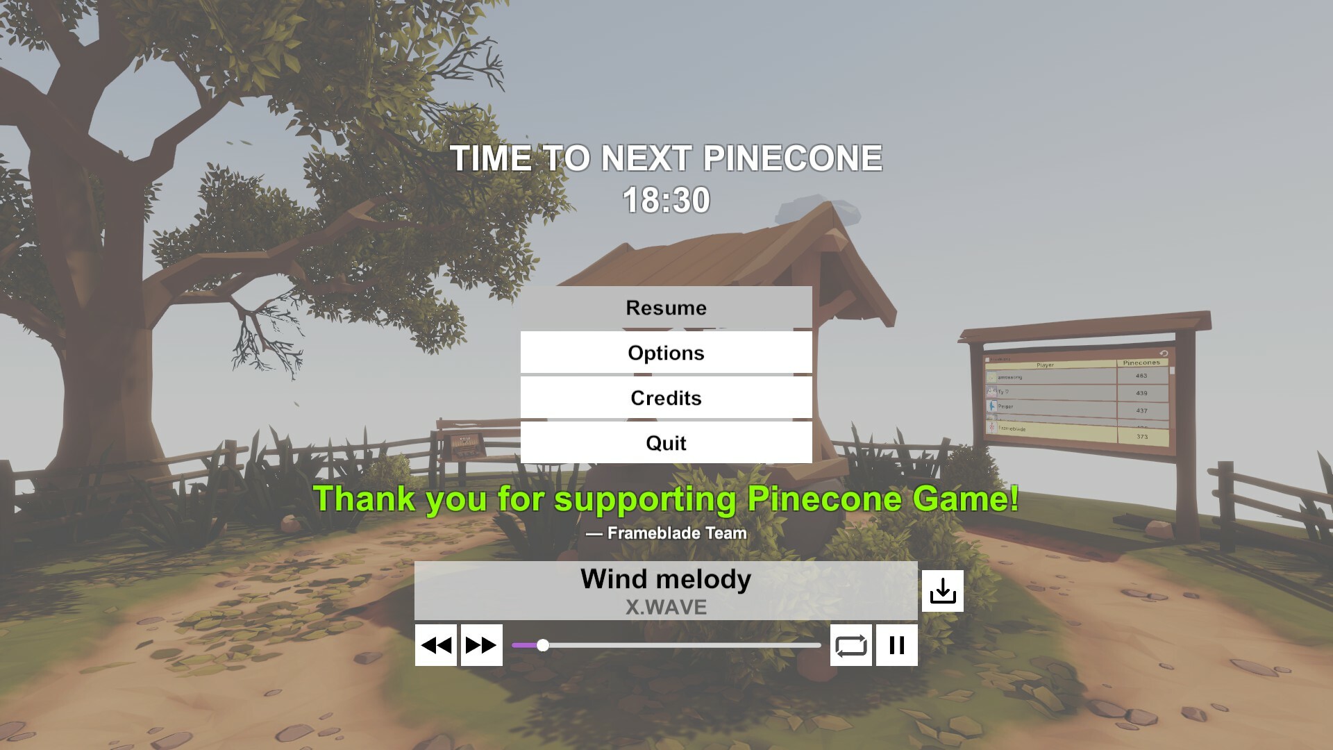 Pinecone Game - Supporter pack