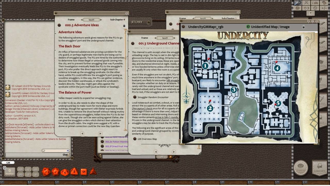 Fantasy Grounds - Smuggler's Port of the Undercity