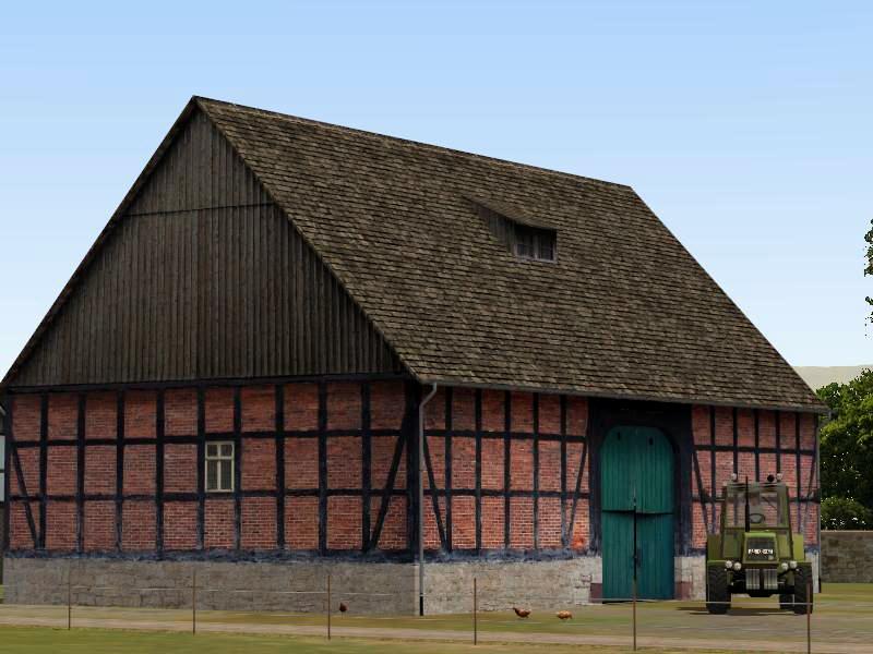 Modellset 1 - Bahnhof, Häuser, Scheunen