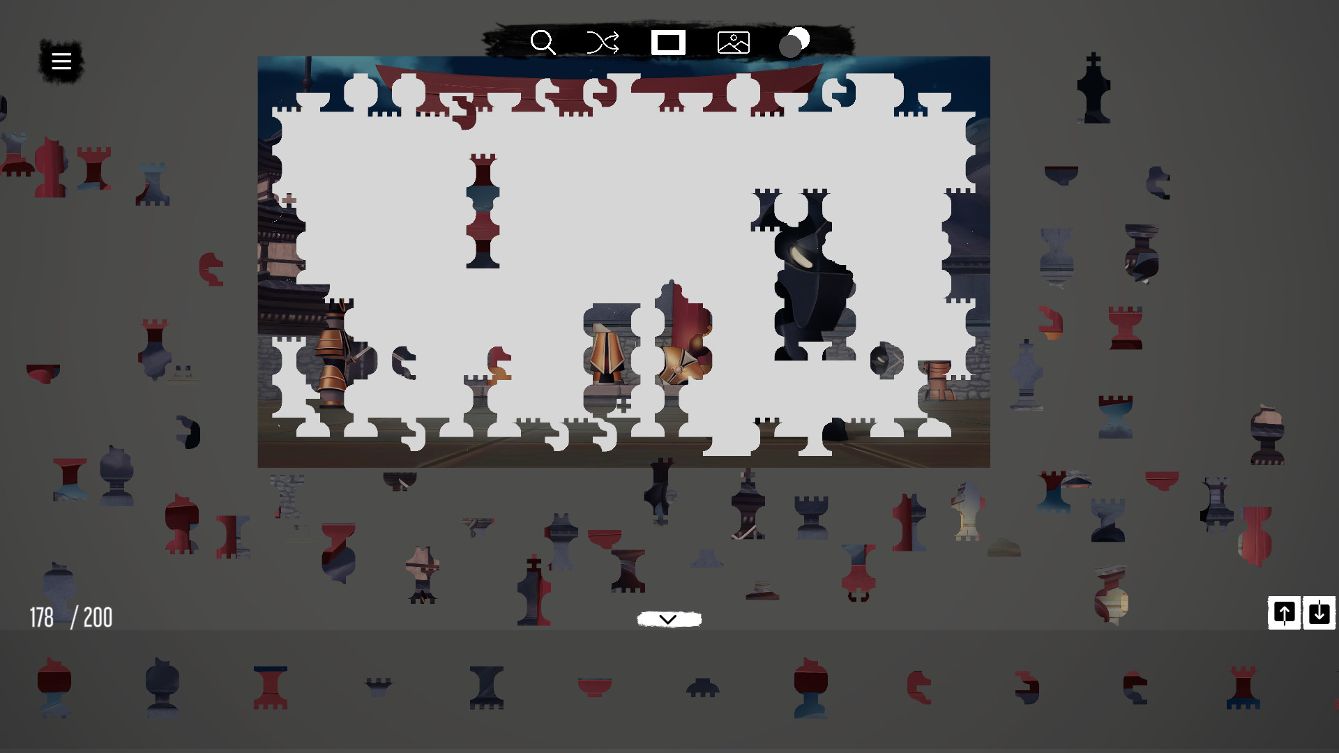 Shinobi's Way - a jigsaw chess tale