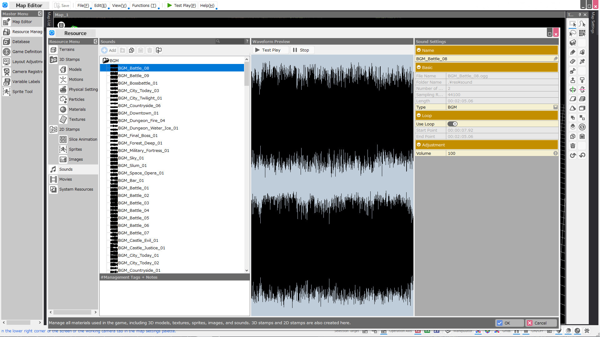 RPG Developer Bakin Sound Pack Vol.１