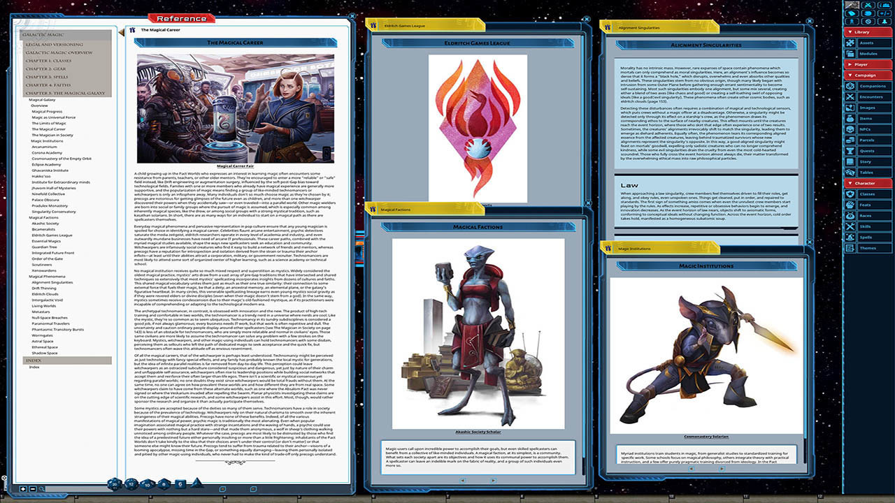Fantasy Grounds - Starfinder Galactic Magic