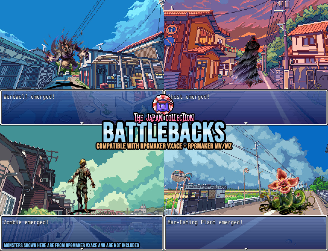 RPG Maker MV - The Japan Collection - Backgrounds