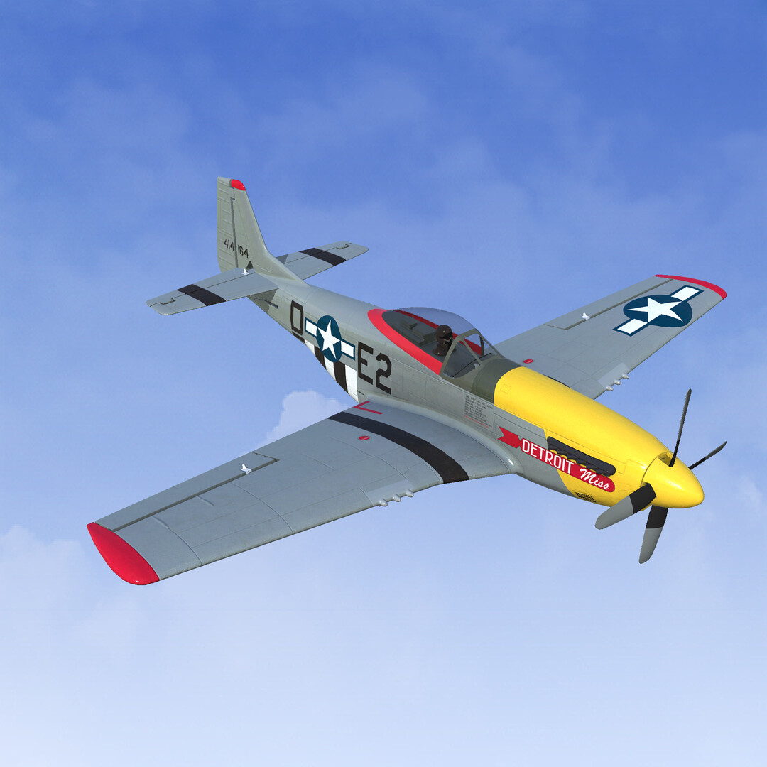 RealFlight Evolution - E-flite UMX P-51D Mustang “Detroit Miss”