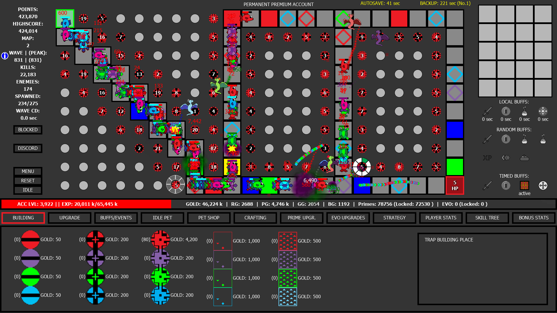 COLOR DEFENSE - FUNNY ENEMIES SKIN 1